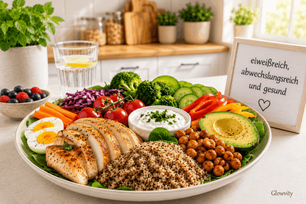 eiweißreich, abwechslungsreich und gesund - so sollte Ernährung sein